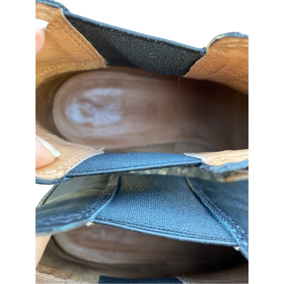 Madewell Black leather the Regan heeled boot size 7.5 - Picture 7 of 7